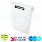 CBBSA4-BIO. Single A4 Clipboard with Integral Hook for BED END + Lifelong Antimicrobial Protection