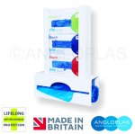 VGDA14-3-BIO. Triple Glove Box and Apron Dispenser + Lifelong Antimicrobial Protection