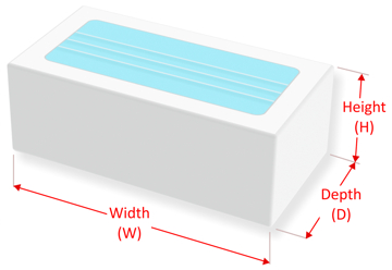 Mask top or base dispensing diagram