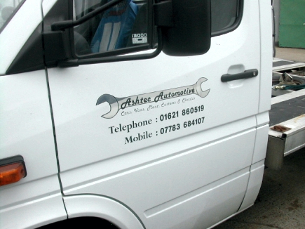 Ashtec Automotive vehicle door livery